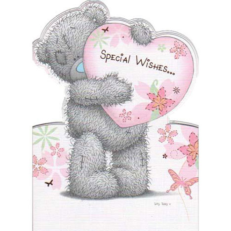 Bear Holding Heart Me to You Bear Birthday Card £1.17